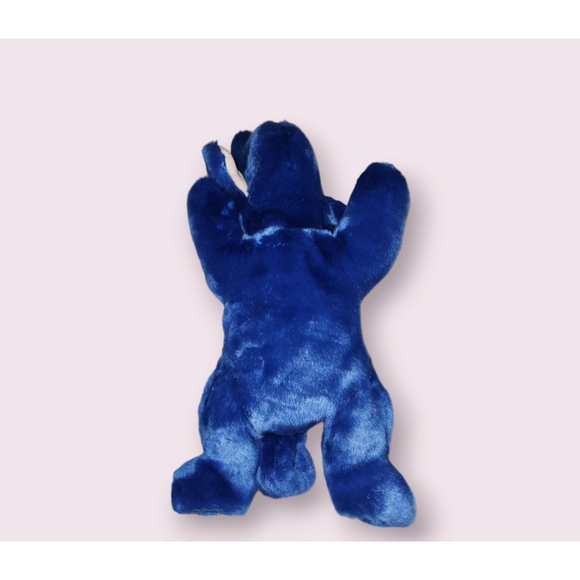 Rare Ty Beanie Baby Plush Toy Peanut the Royal Elephant Blue NEW - Picture 5 of 13